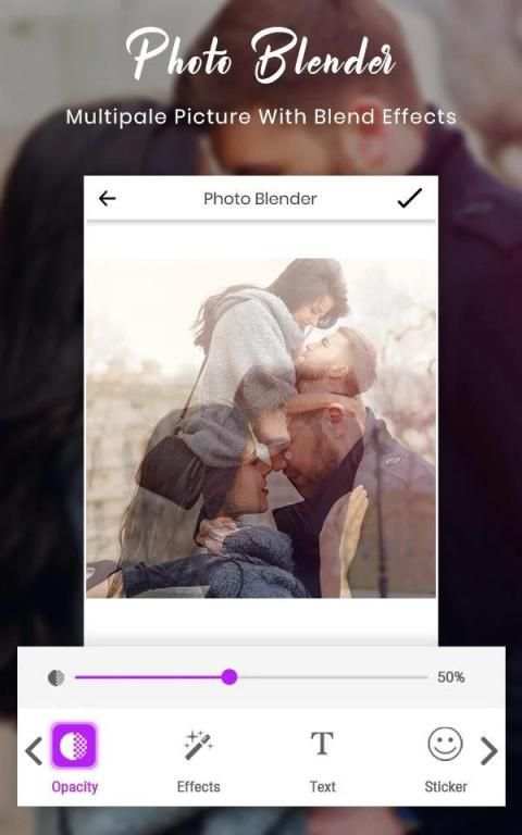 Multiple Photo Blender - Photo Mixer स्क्रीनशॉट 1