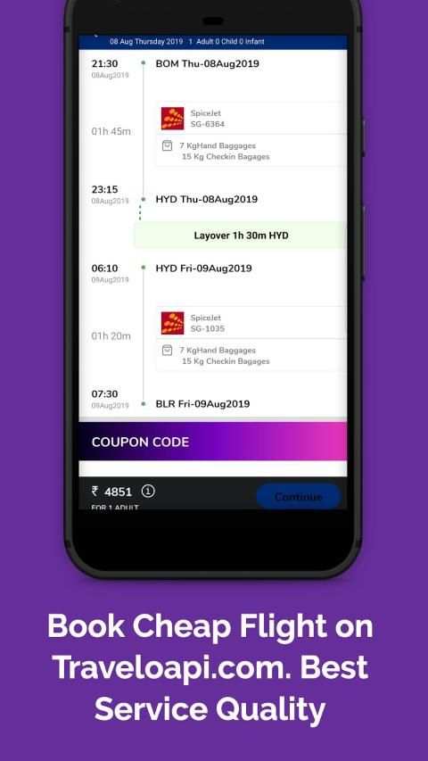 Traveloapi - Flight, Hotel, Bus, Recharge & More screenshot 13
