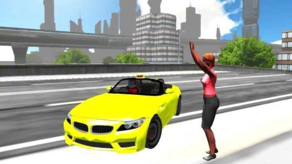 Taxi Driving Simulator स्क्रीनशॉट 1