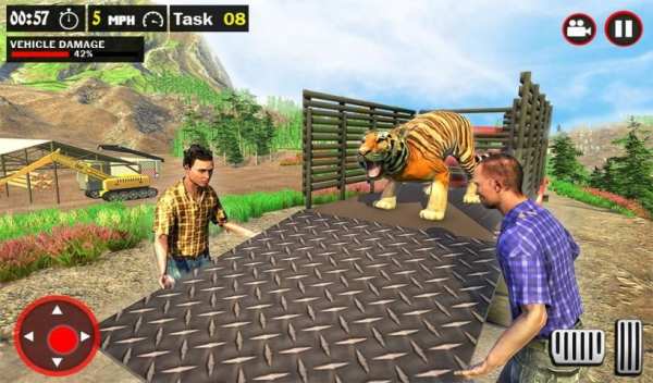 Offroad Truck Simulator - Animal Transport Games screenshot 3