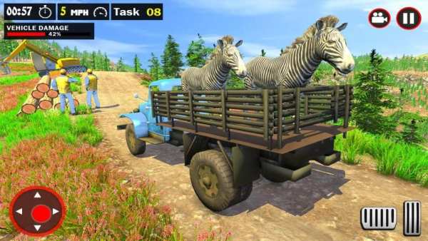 Offroad Truck Simulator - Animal Transport Games screenshot 10
