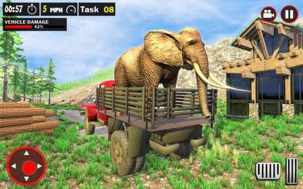 Offroad Truck Simulator - Animal Transport Games screenshot 4