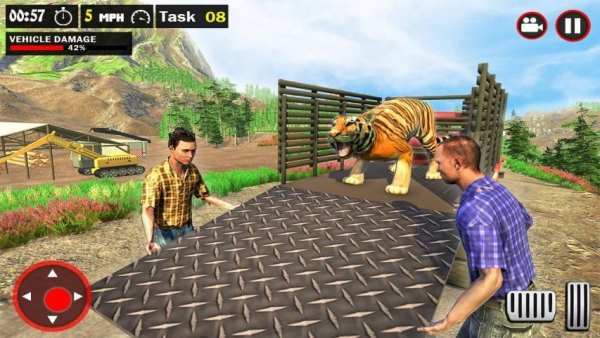 Offroad Truck Simulator - Animal Transport Games screenshot 11