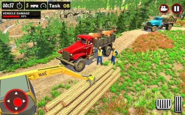 Offroad Truck Simulator - Animal Transport Games screenshot 5