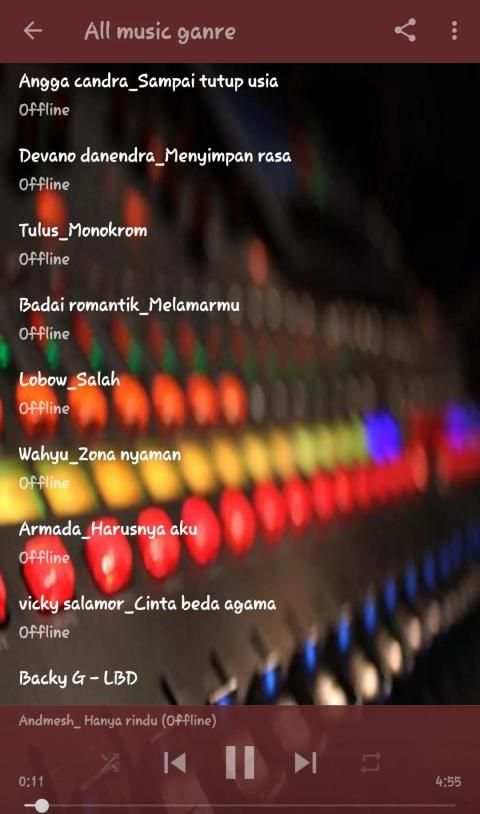 All music mp3 offline screenshot 1