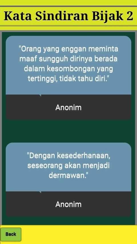 Kata Kata Sindiran Tapi Bijak Terbaru screenshot 2