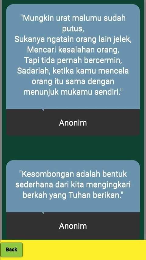 Kata Kata Sindiran Tapi Bijak Terbaru screenshot 3