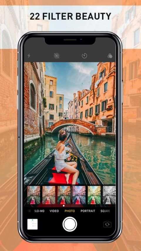Selfie Camera iPhone X - OS 12 Camera screenshot 2