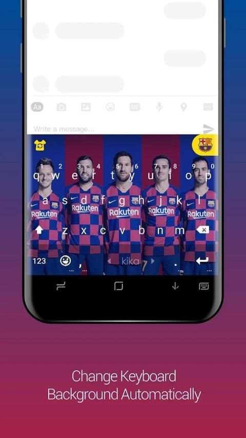 FC Barcelona Official Keyboard screenshot 7