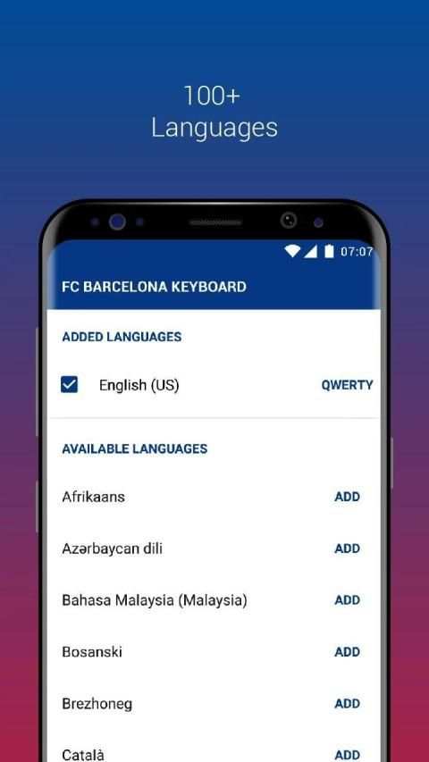 FC Barcelona Official Keyboard screenshot 3