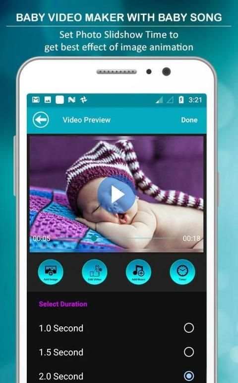 Baby Video Maker With Baby Story Song स्क्रीनशॉट 6