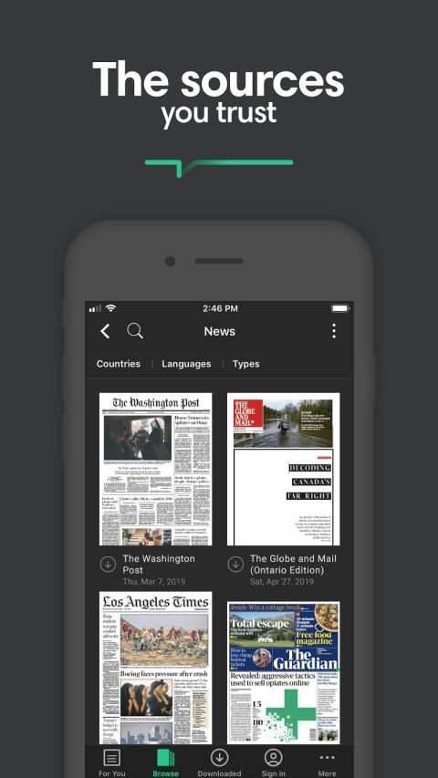 PressReader news screenshot 5