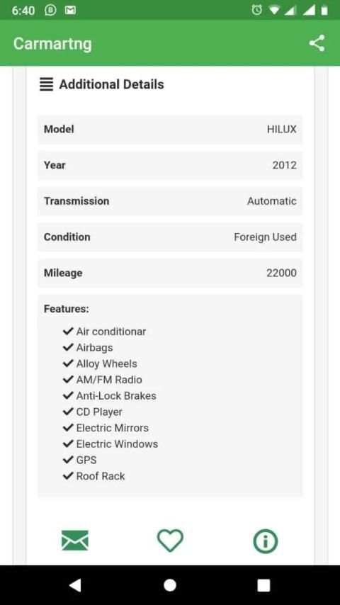 Car Mart Nigeria: Buy and Sell Cars: Car Parts स्क्रीनशॉट 1