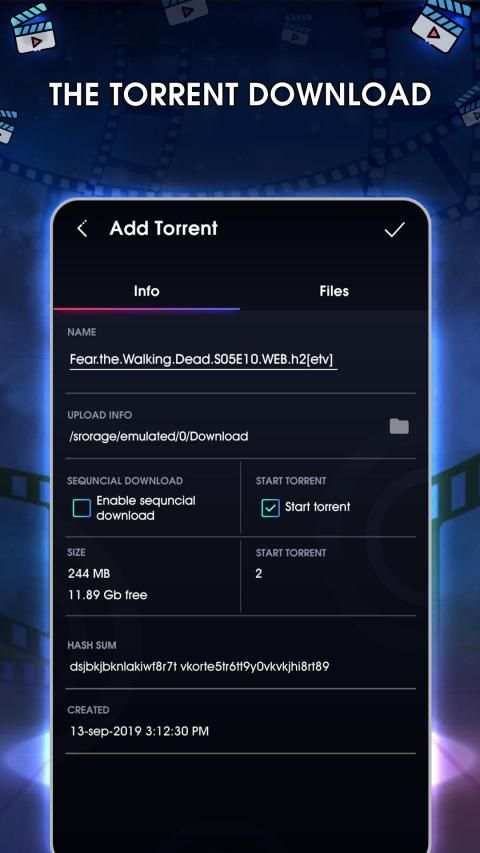 Torrent Downloader screenshot 2