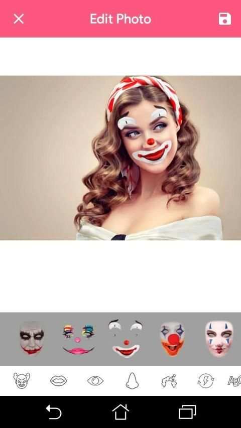 Joker mask photo editor screenshot 2