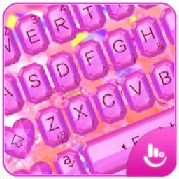 Pink Diamond Heart Keyboard Theme icon