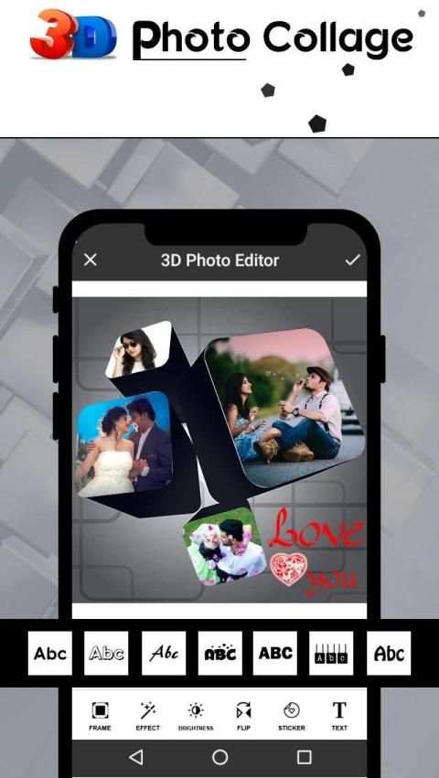 Photo Collage with 3D Layouts screenshot 4