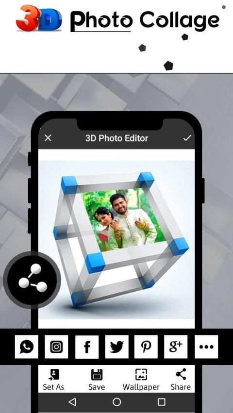 Photo Collage with 3D Layouts screenshot 1