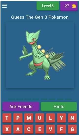 Pokemon Master Quiz Generation 3 screenshot 4