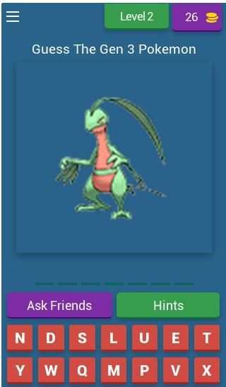 Pokemon Master Quiz Generation 3 screenshot 5