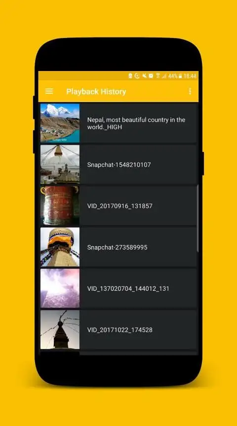 MP4 Video Player screenshot 1