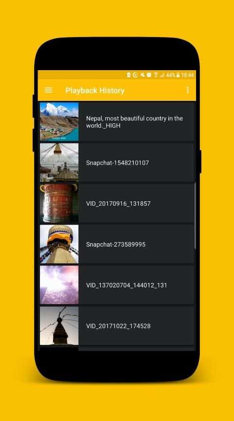 MP4 Video Player screenshot 1