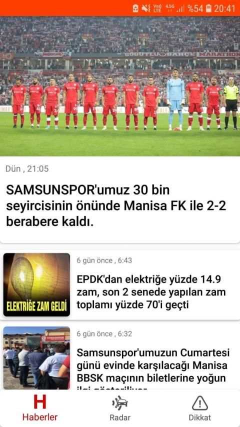 Samsun Radar screenshot 3