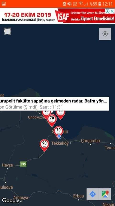 Samsun Radar screenshot 6