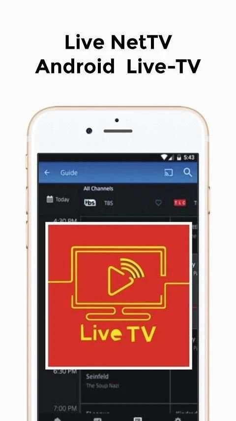 Live NetTV Andriod - Free Live TV Channel Info स्क्रीनशॉट 2