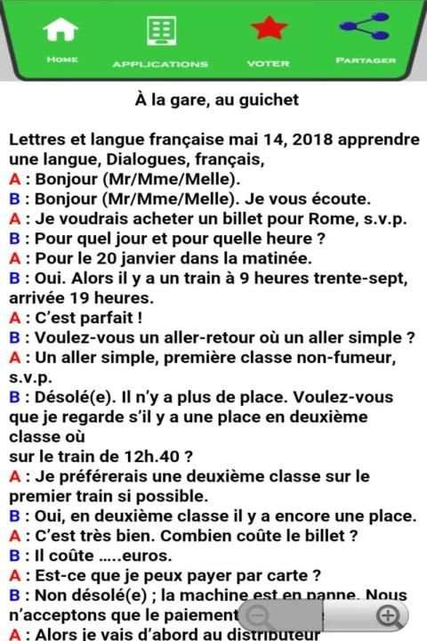 Français facile niveau intermédiare B1 скриншот 2