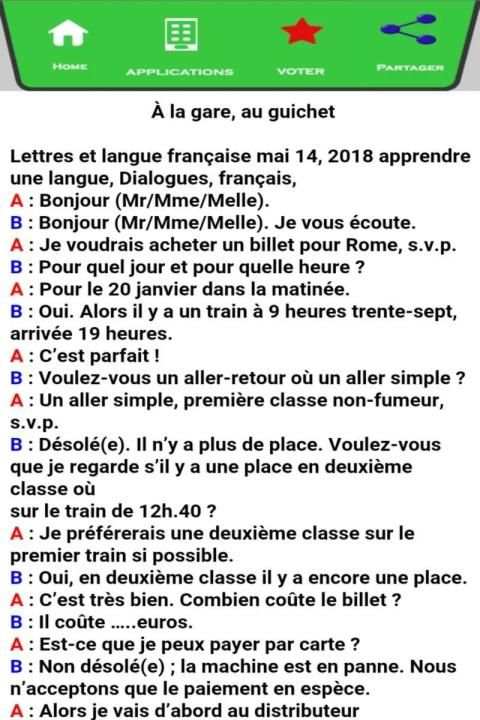 Français facile niveau intermédiare B1 скриншот 4
