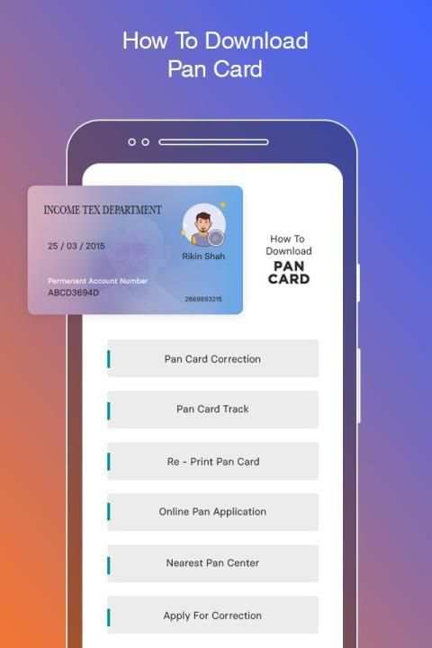 How To Download Pan Card screenshot 1