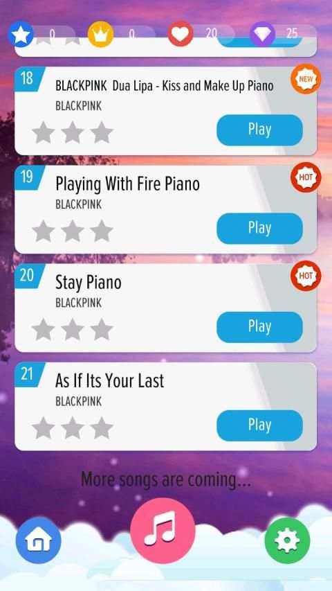 BLACKPINK Piano Tiles KPOP screenshot 4