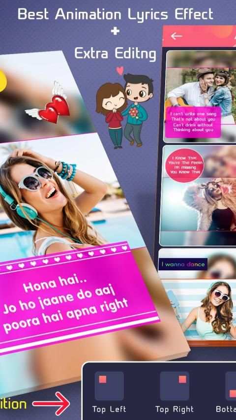 My Photo Rocking Lyrical Video Status Maker Music screenshot 4