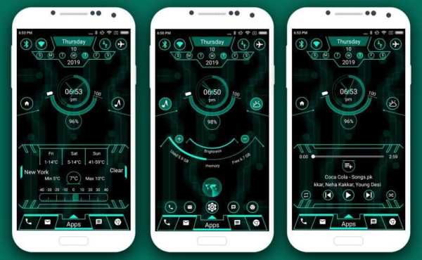 Radical Launcher 2019 - Hi-tech theme screenshot 7