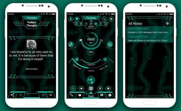 Radical Launcher 2019 - Hi-tech theme screenshot 6