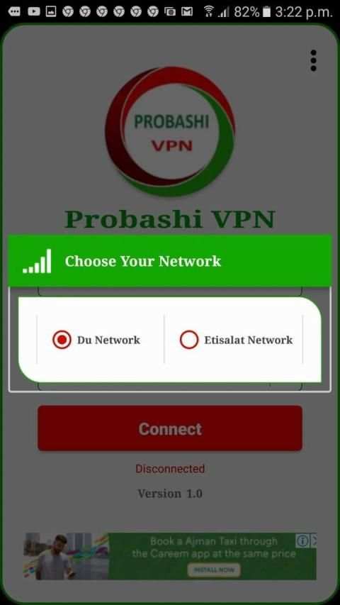 Probashi VPN screenshot 1