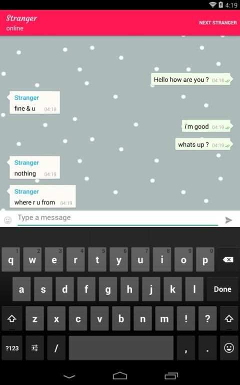 Stranger Chat स्क्रीनशॉट 1
