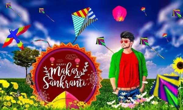 Kite & Makar Sankranti Photo Editor screenshot 4