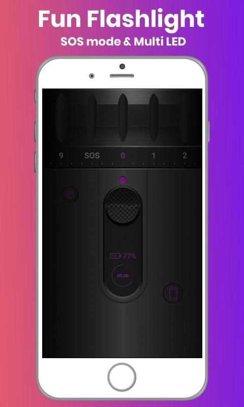 Fun Flashlight - SOS Mode and Multi LED स्क्रीनशॉट 4