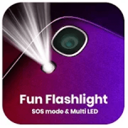 ikon Fun Flashlight - SOS Mode and Multi LED