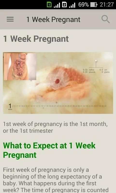 Pregnancy week by week. Expecting baby. Diary screenshot 3