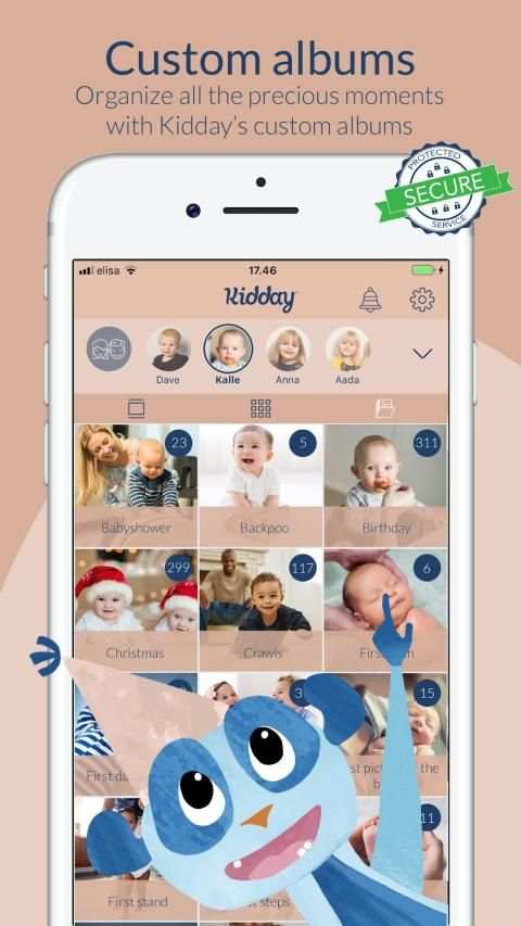 Kidday – mobile baby book screenshot 1