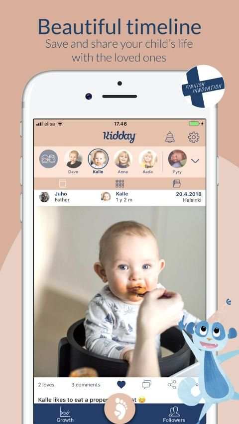 Kidday – mobile baby book screenshot 5