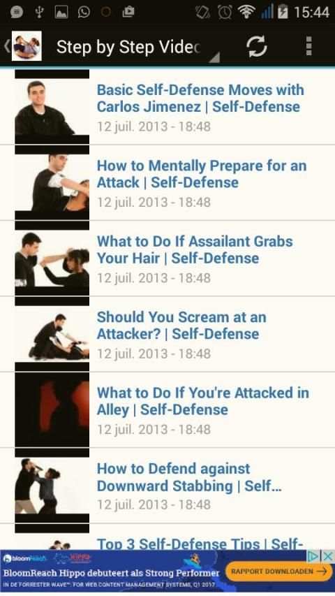 Self Defense Guide स्क्रीनशॉट 1