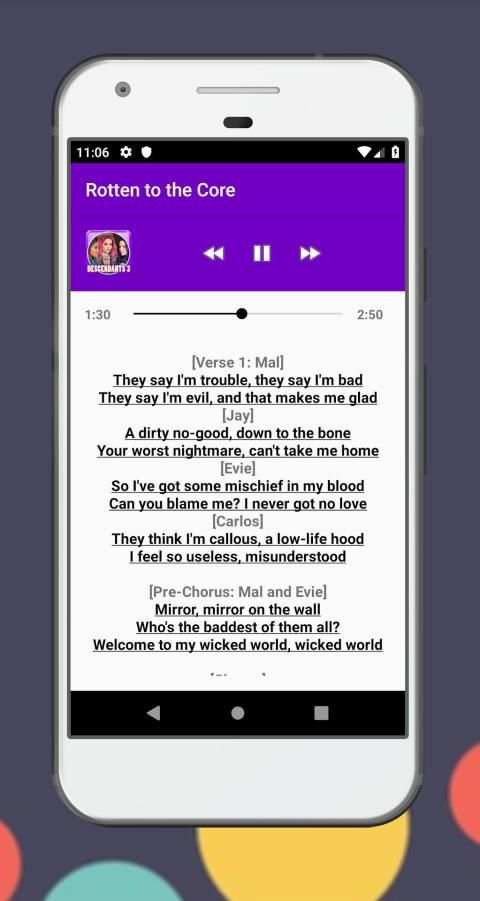 All song Descendants 3 + lyrics screenshot 1