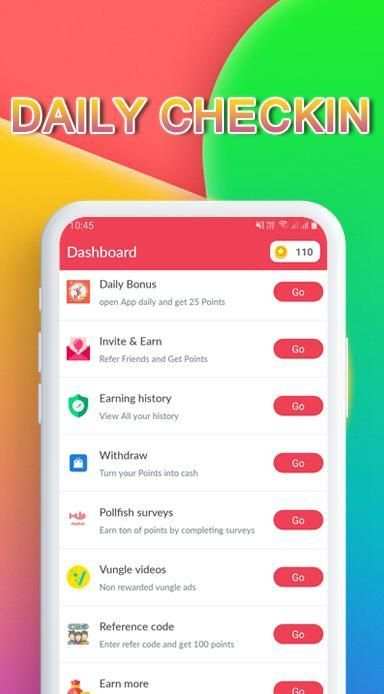 VidCash - Watch & Earn Money Online 4 تصوير الشاشة