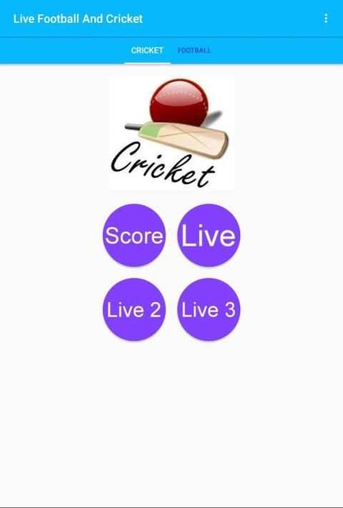 Live Football And Cricket TV & Score screenshot 5