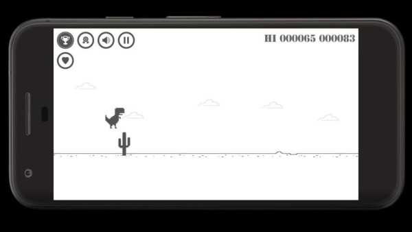 Offline Dino Runner screenshot 2