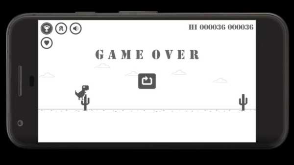 Offline Dino Runner screenshot 1